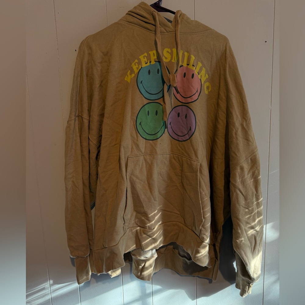 American Eagle Outfitters Cozy Tan Hoodie